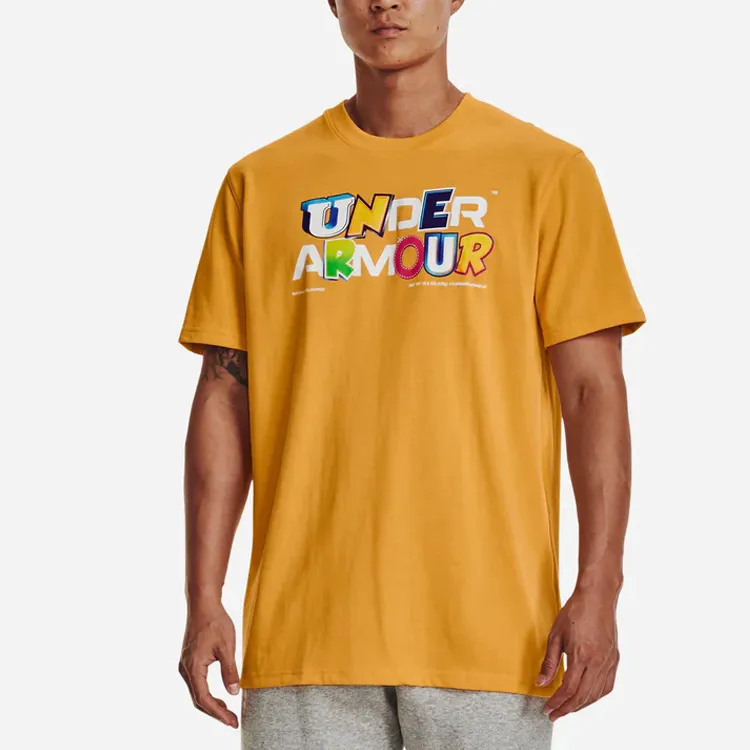 Under Armour T Shirt Men's Orange-2