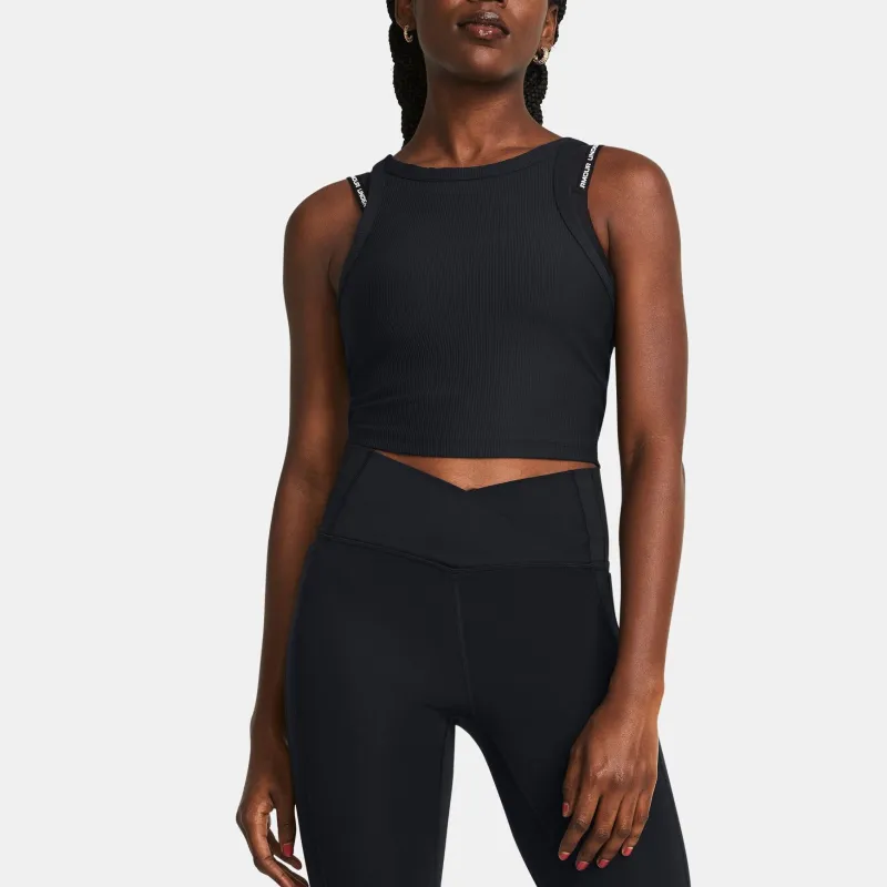 Under Armour Meridian Tank Tops Women's Black-2