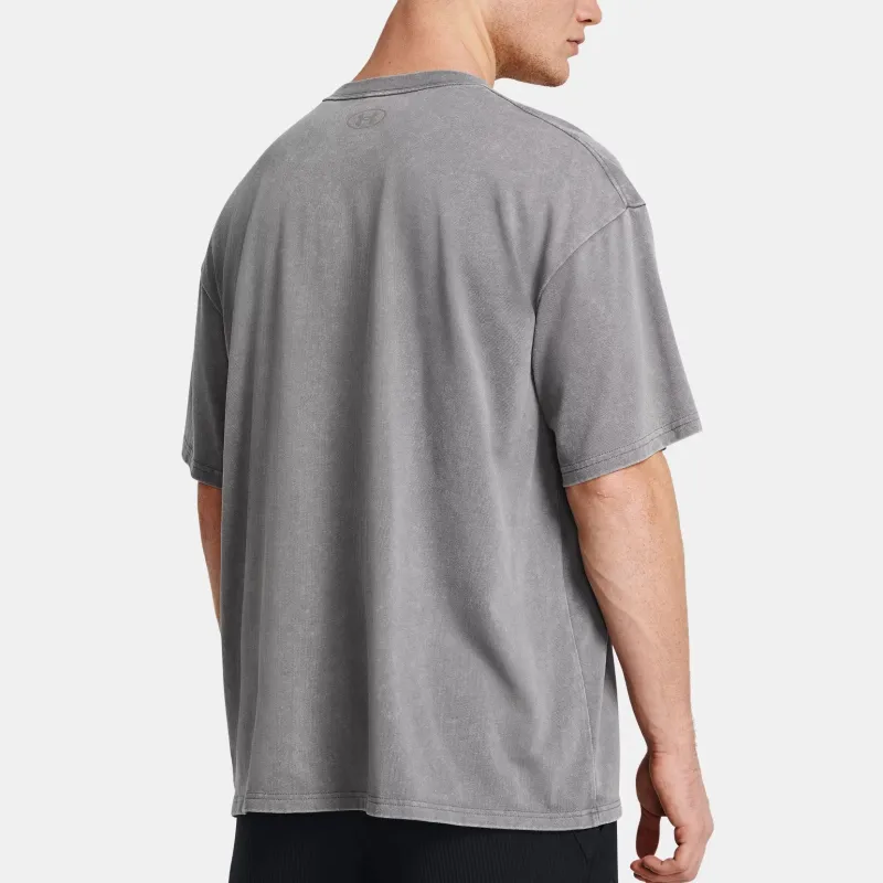 Under Armour T Shirt Men's Silver Gray-3