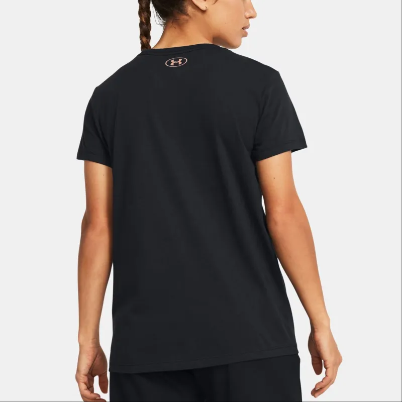 Under Armour UA Box Wordmark Originators T Shirt Women's Black-3