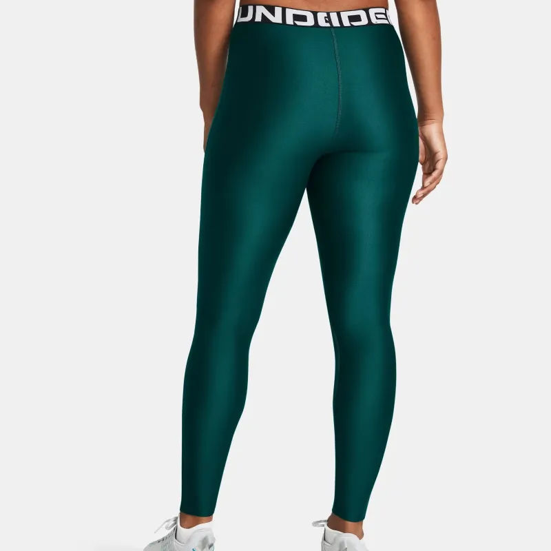 Under Armour HeatGear® Leggings Women's Peacock Green-3