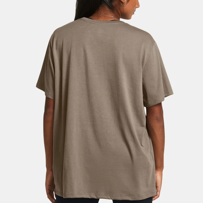 Under Armour T Shirt Women's Linen-3