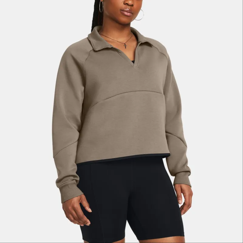 Under Armour UA Unstoppable Sweatshirt Women's Khaki-2