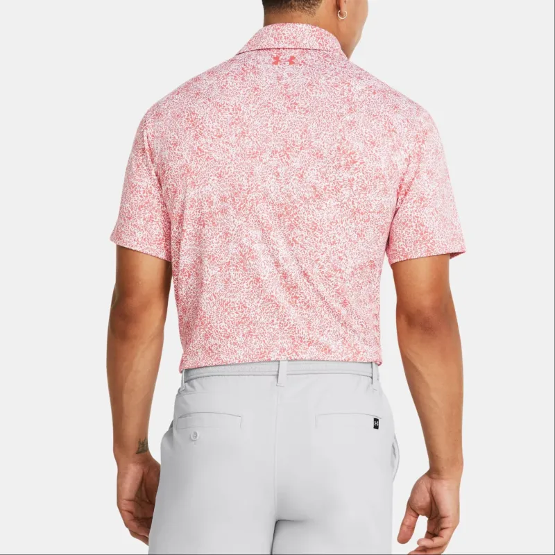 Under Armour UA Playoff Polo Shirt Men's Pink-3