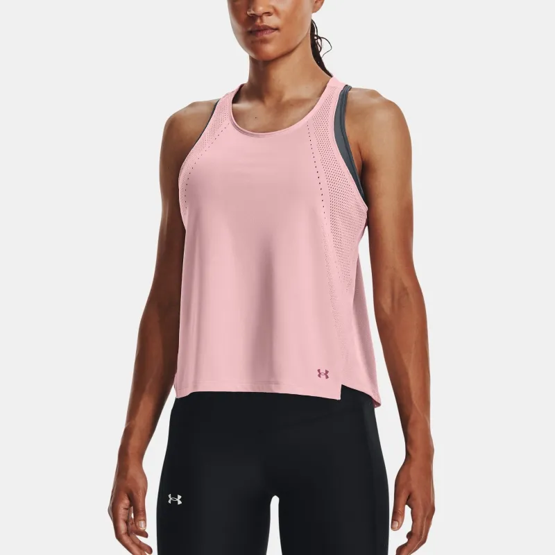 Under Armour UA Engineered Knit Tank Tops Women's Pink-2