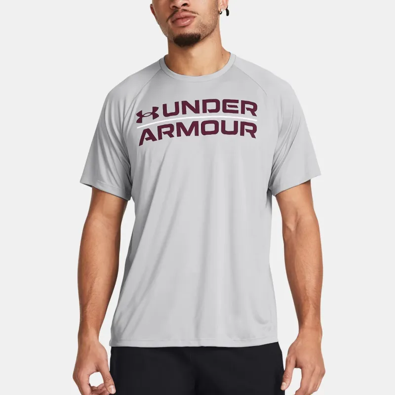 Under Armour T Shirt Men's Silver-2