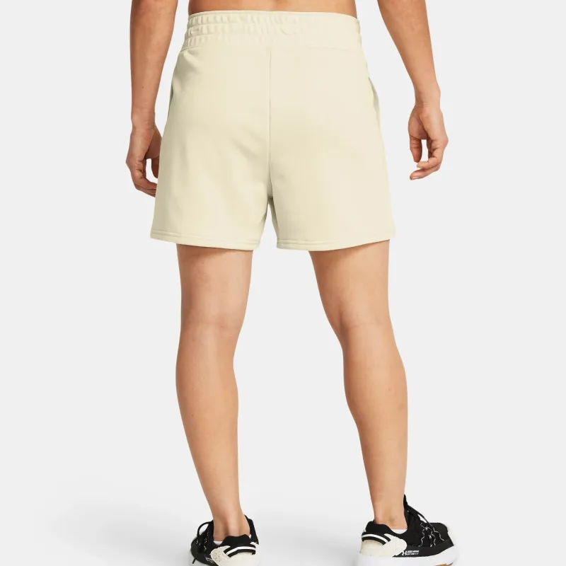Under Armour UA Rival Casual Shorts Women's Light Yellow-3
