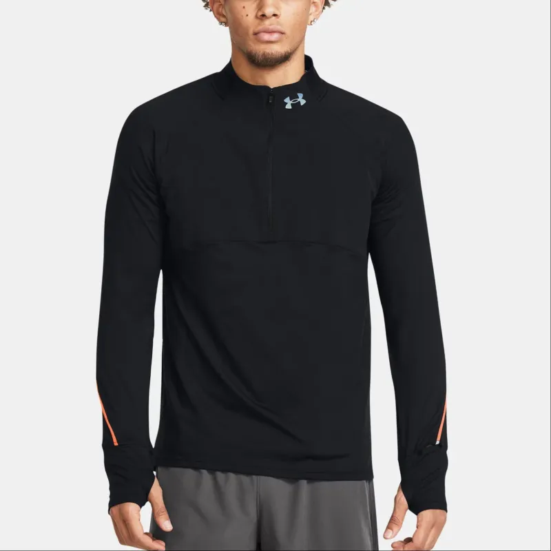 Under Armour Men's UA Qualifier Run 2.0 ½ Zip Sweatshirt Black-3
