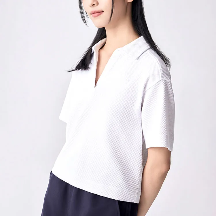 PUMA HER Polo Shirts Women's White-3