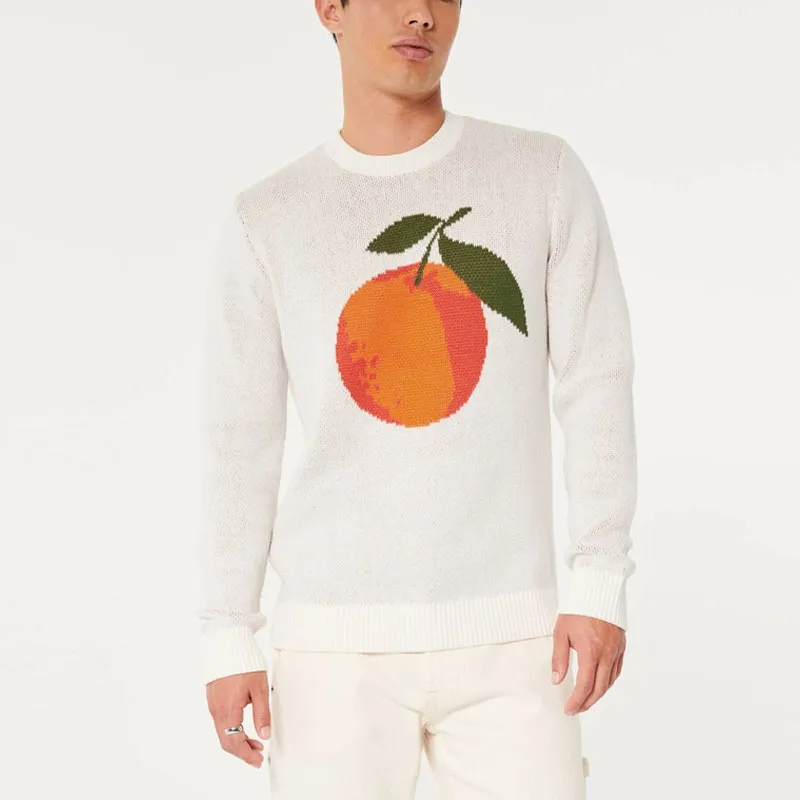 Hollister Year Of The Dragon CNY Series Knitwear Men Cream-1