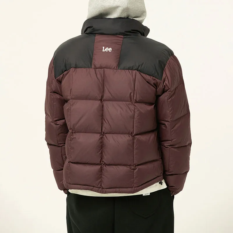 Lee Down Jacket Unisex Burgundy-3