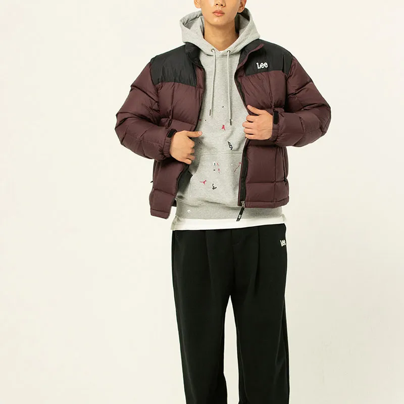 Lee Down Jacket Unisex Burgundy-1