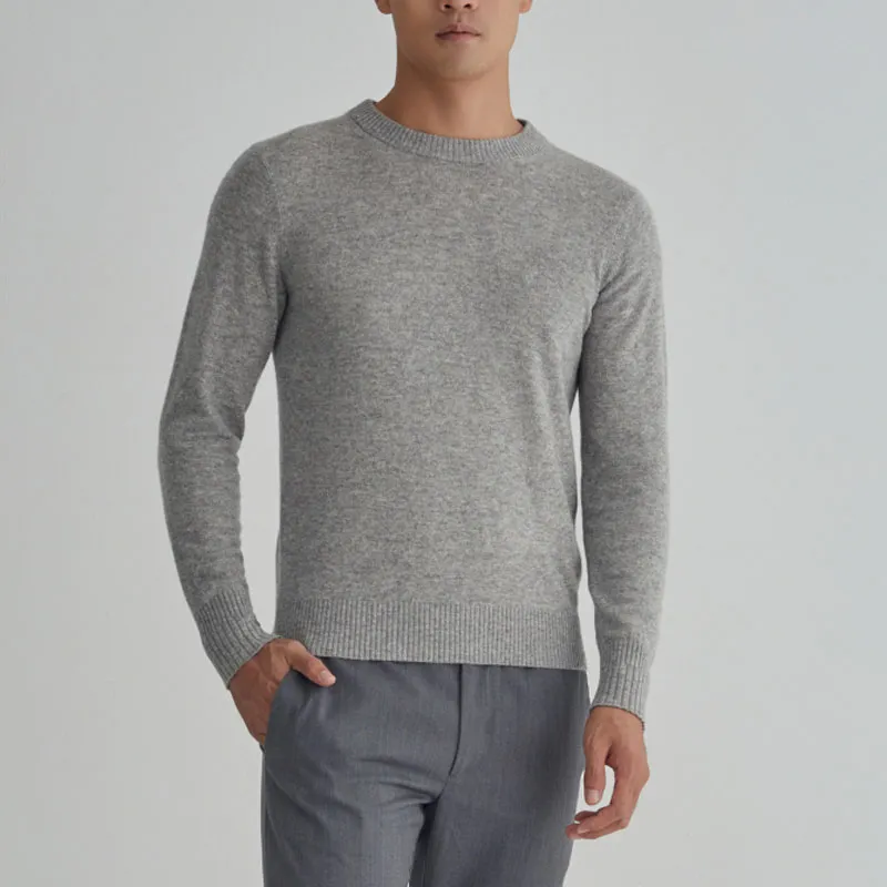 GANT Cashmere Sweater Unisex Smoke Gray-1