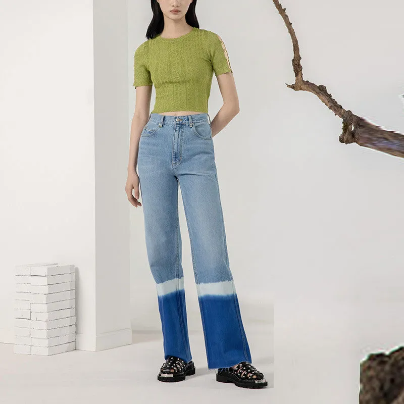 Sandro T Shirts Women's Olive Green-5