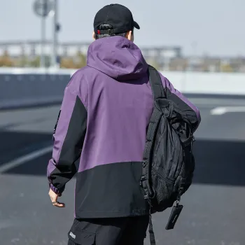 Tonlion Jackets Coats Men's Morlan Purple