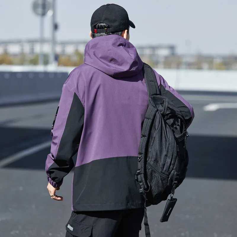 Tonlion Jackets Coats Men's Morlan Purple-2