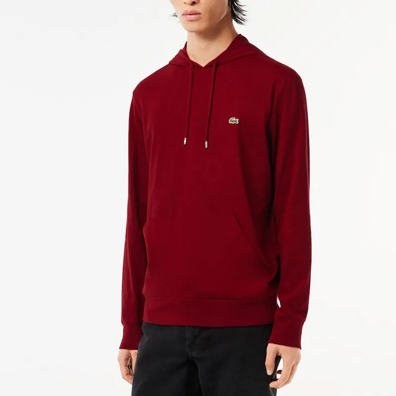 LACOSTE T Shirts Men Bordeaux-1