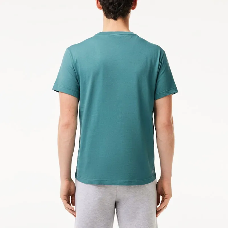 LACOSTE T Shirt Men's Aqua Blue-2