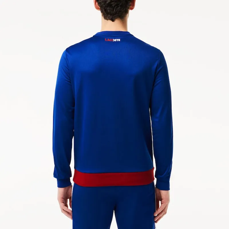 LACOSTE Sweatshirt Men's Marine Blue/Bordeaux-3