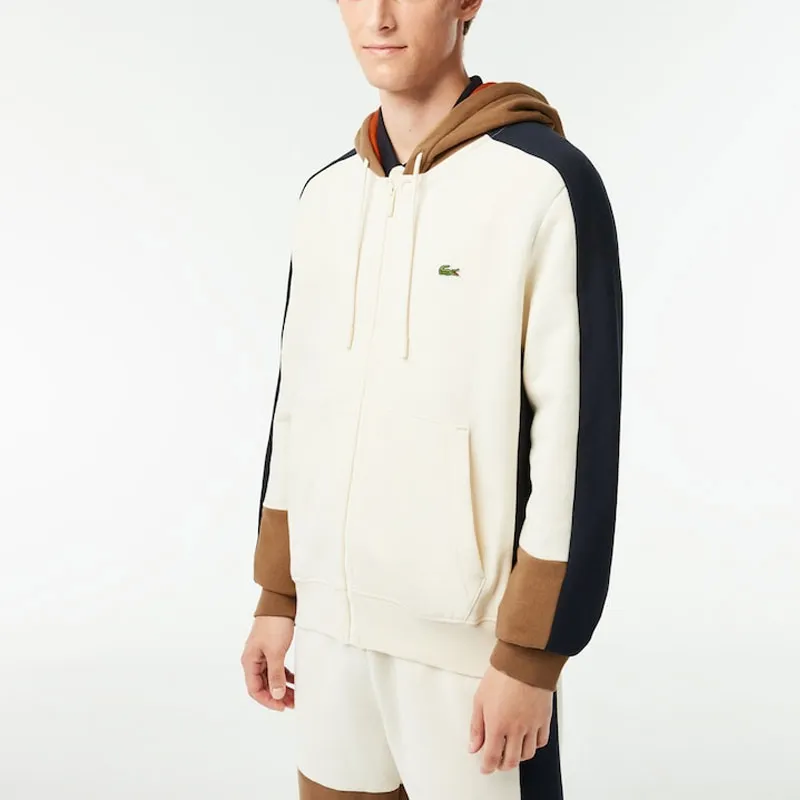 LACOSTE Sweatshirt Men's White/Brown/Navy-2