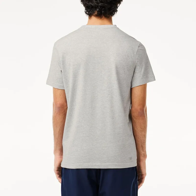LACOSTE T-Shirts Men Gray-2