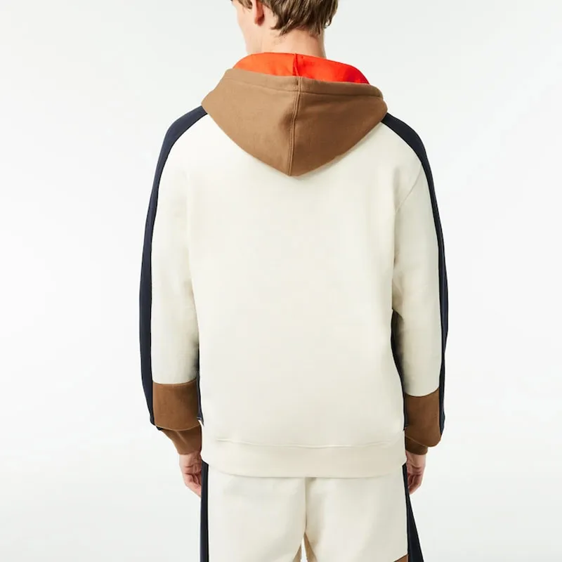 LACOSTE Sweatshirt Men's White/Brown/Navy-1