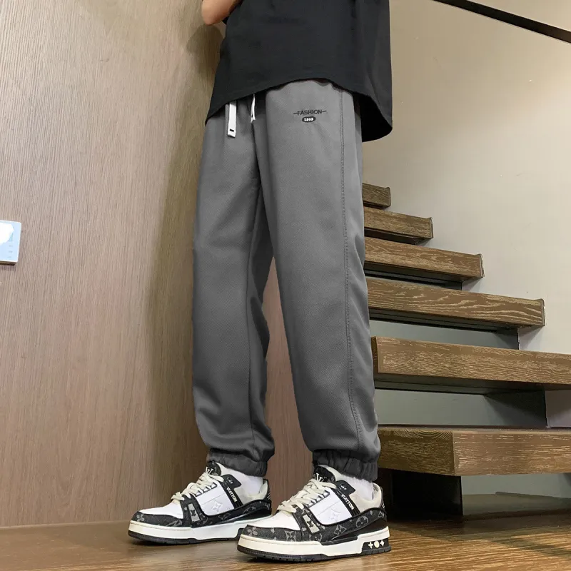 Tonlion Casual Pants Men's Gray Tone-1