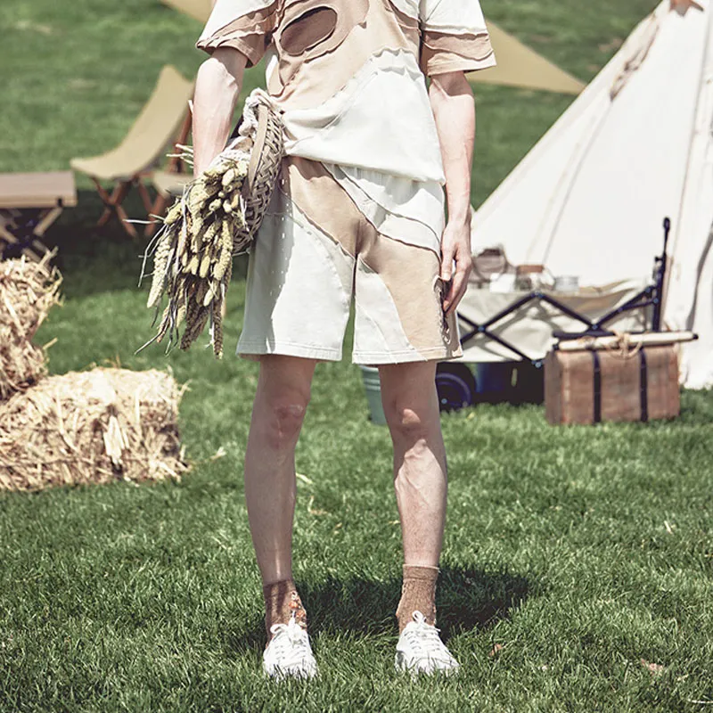 VALLEYOUTH Shorts Unisex Coffee-2
