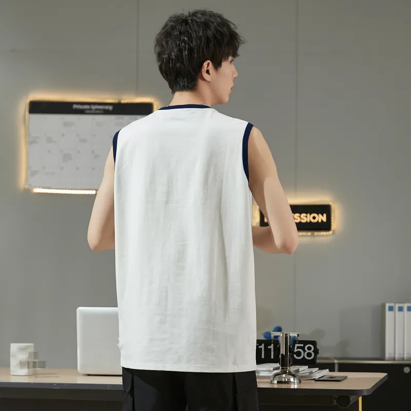 Tonlion Tank Top Men's Raw White-2