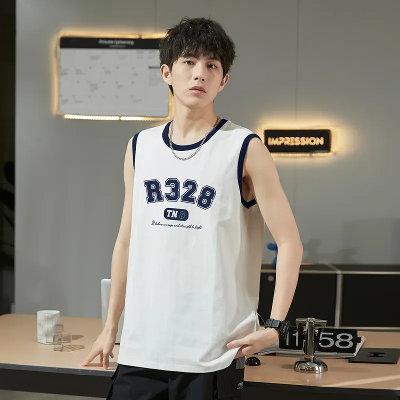 Tonlion Tank Top Men's Raw White-1
