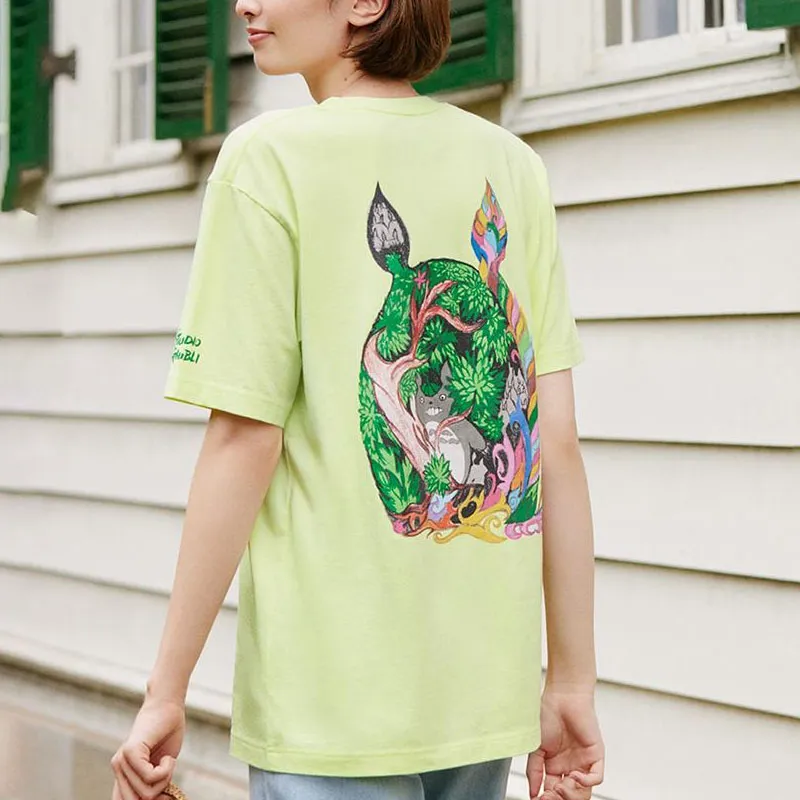 UNIQLO x Ghibli Studio Ghibli Co titled Series T Shirt Unisex Light Green-2