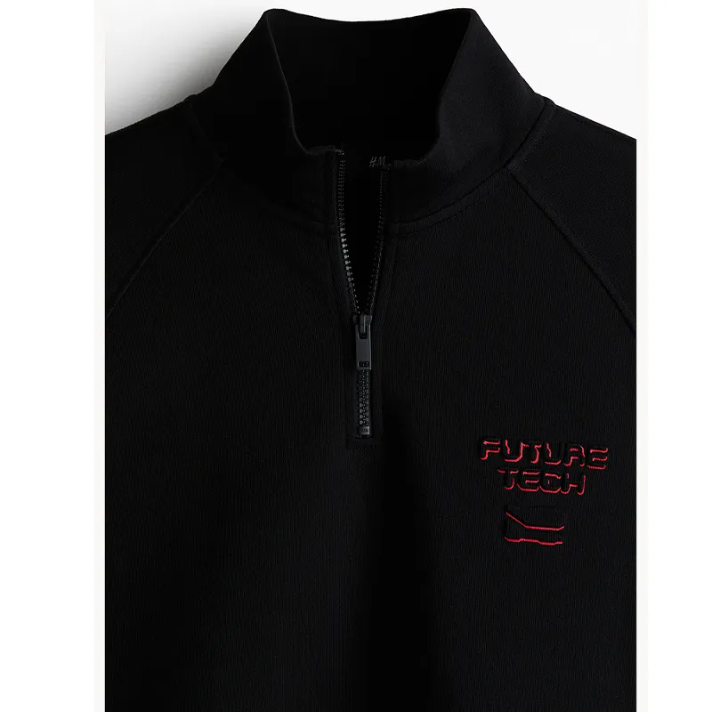 H&M New Year Sweatshirts Men Black-5