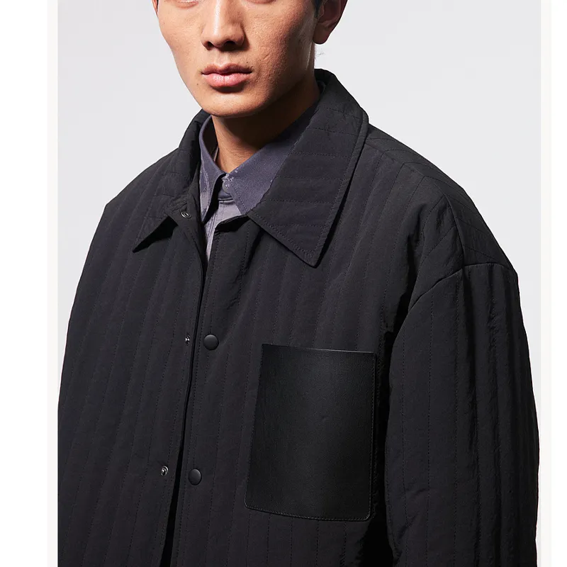 H&M New Year Jackets Men Black-4
