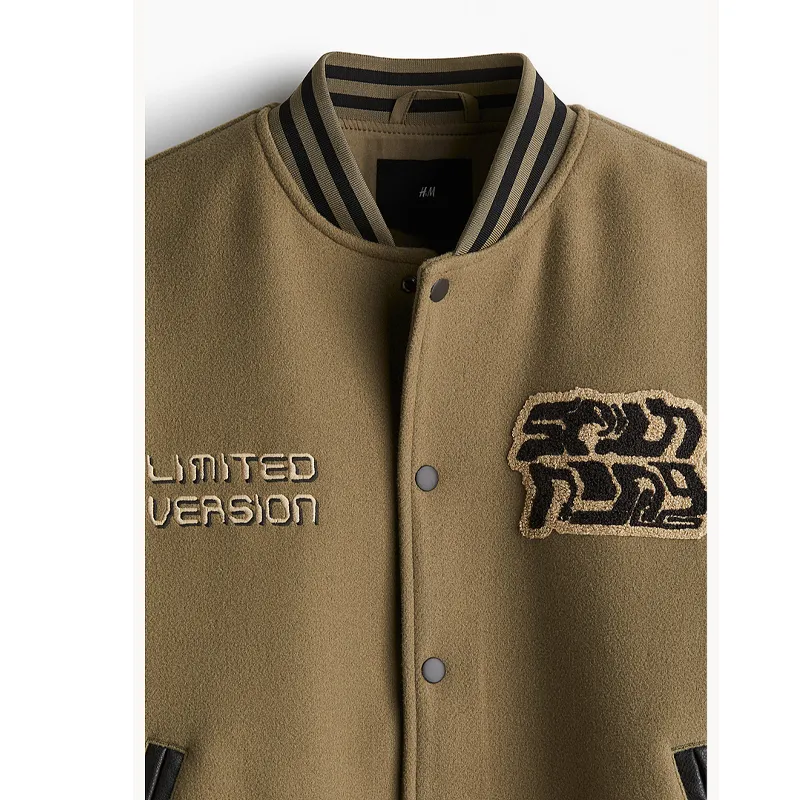 H&M New Year Jackets Men Beige/Black-2