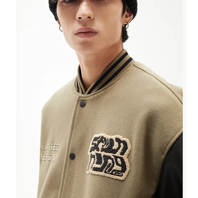 H&M New Year Jackets Men Beige/Black-3