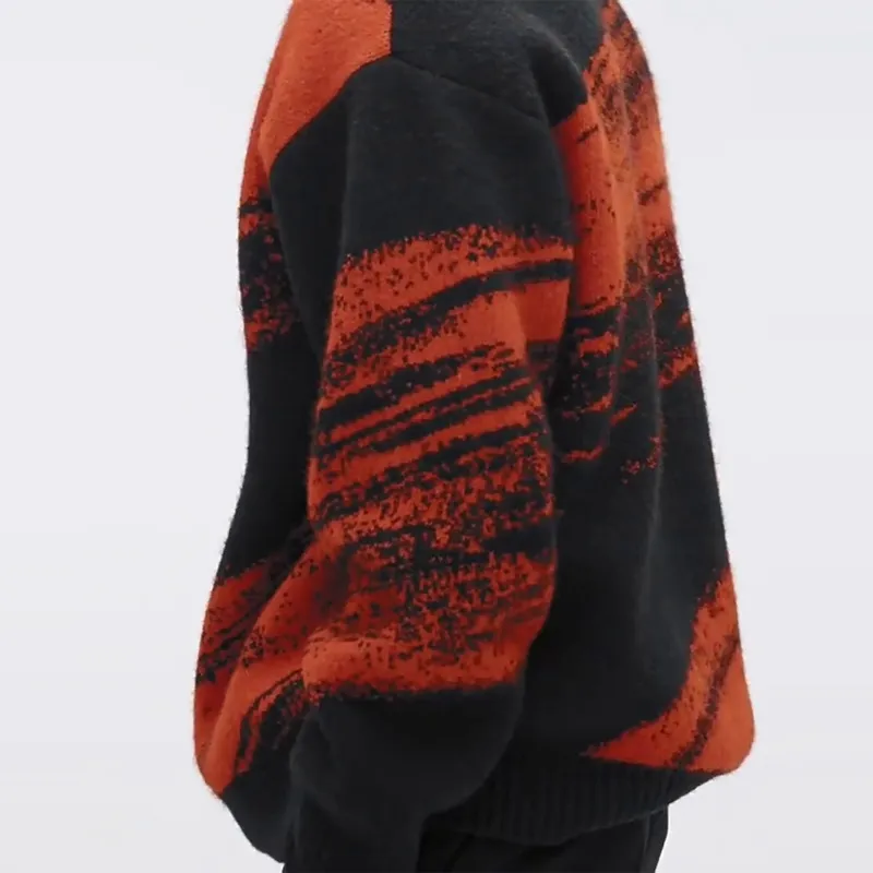 H&M New Year Sweaters Men Red/Black-5