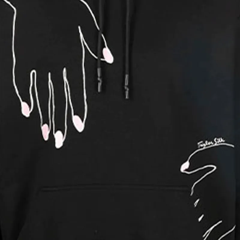 McQ Alexander McQueen Hand print Cotton Hoodie-6