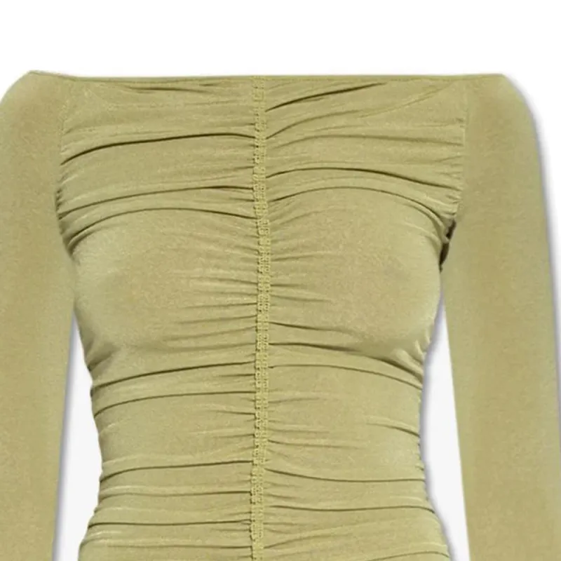 Givenchy Raglan Sleeve T Shirt Women's Yellow Green-4