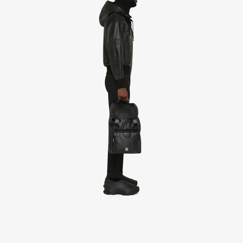 Givenchy Leather Jackets Men Black-3