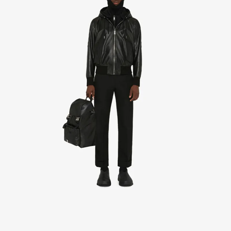 Givenchy Leather Jackets Men Black-1