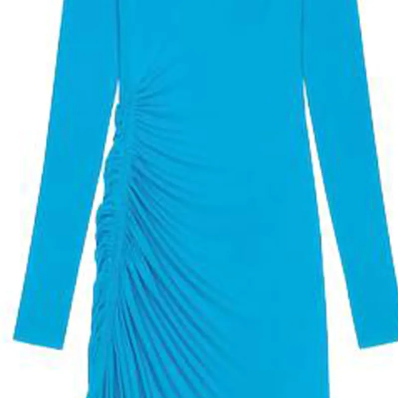 Givenchy Draped Long-Sleeved Dress-4