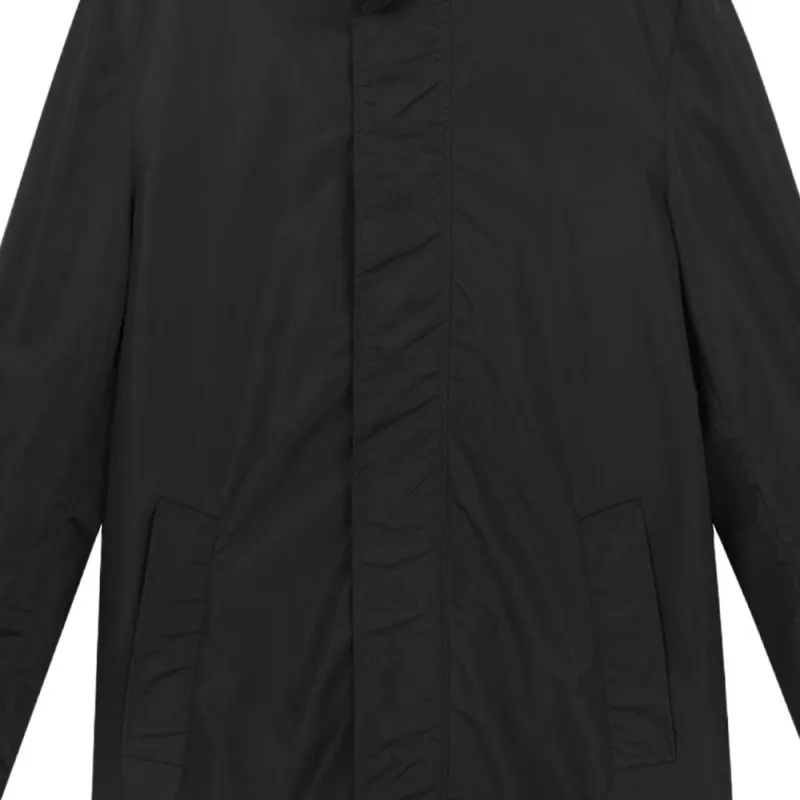 VERSACE Trench Coats Men Black-4
