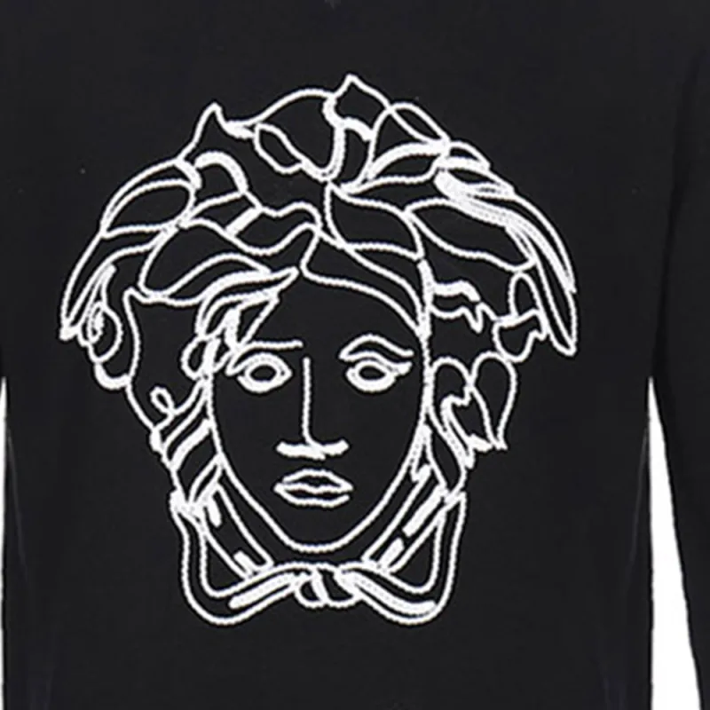 VERSACE Sweaters Men Black-4