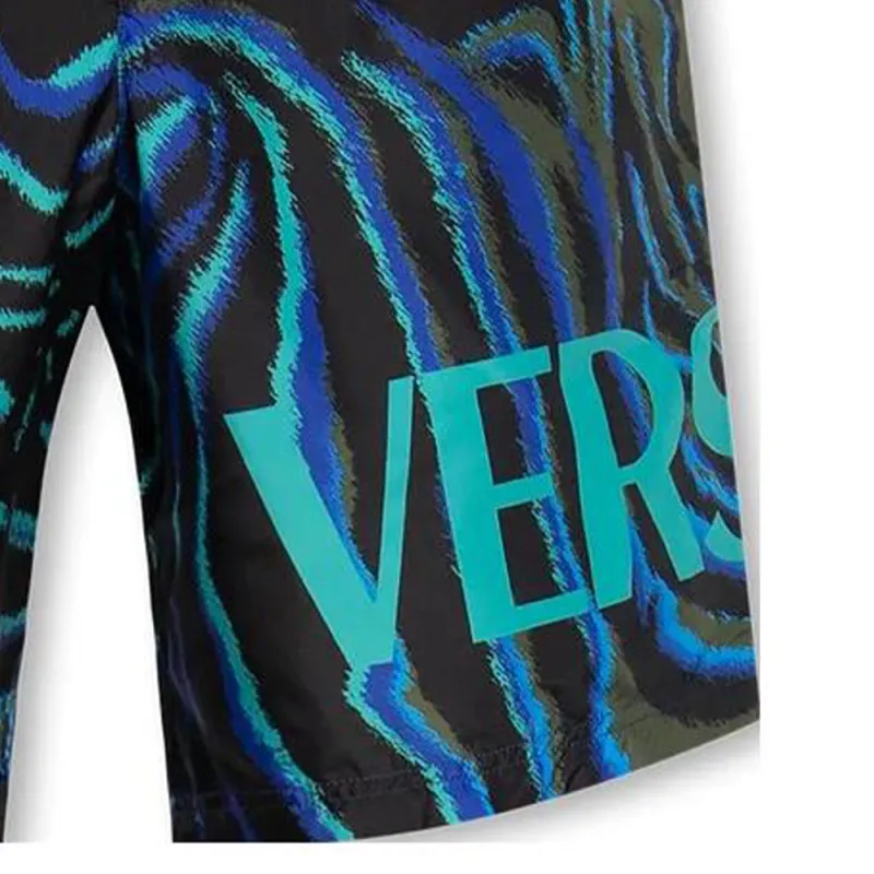 VERSACE Swimming Shorts Men Blue-3