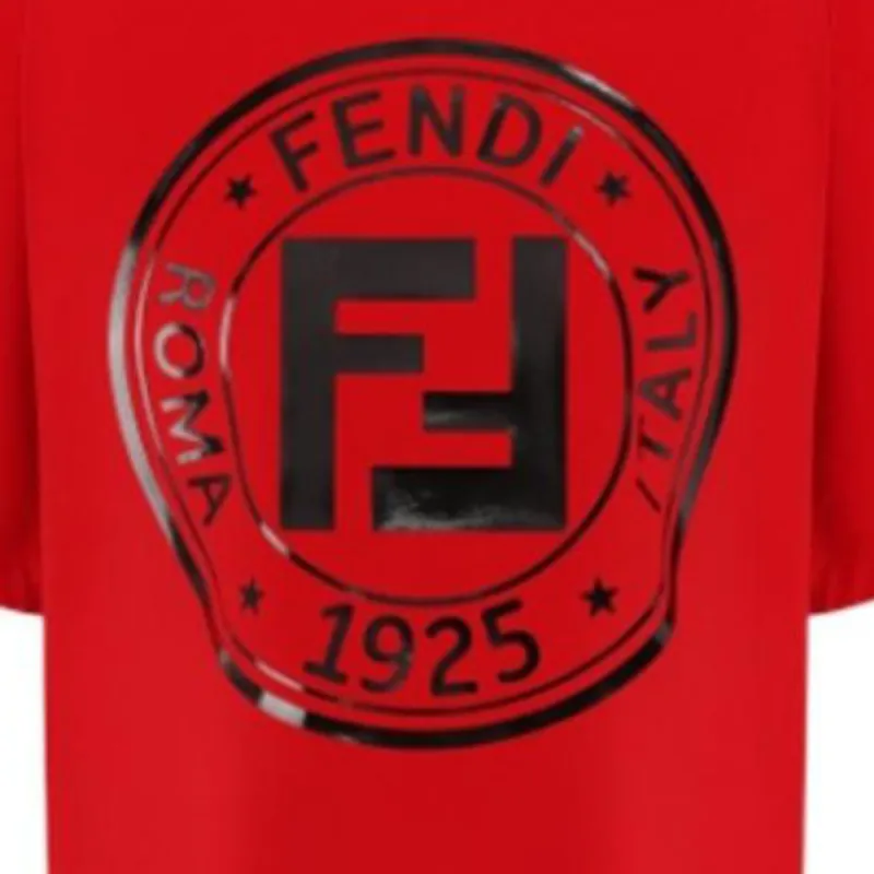 FENDI T Shirts Women's Red-4