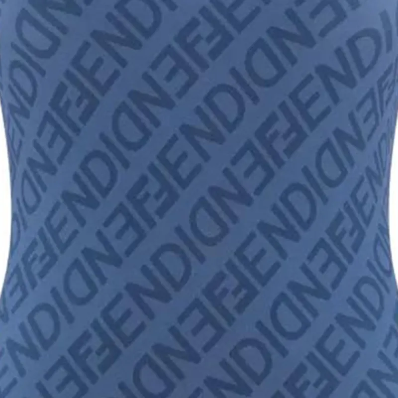 FENDI One piece Swimsuit Women's Blue-4