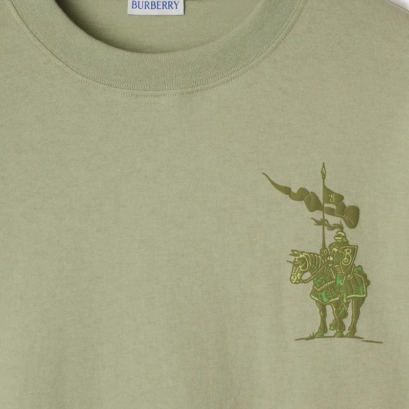 Burberry Polo Ralph Lauren Logo Embroidered Straight Hem Polo Shirt-4