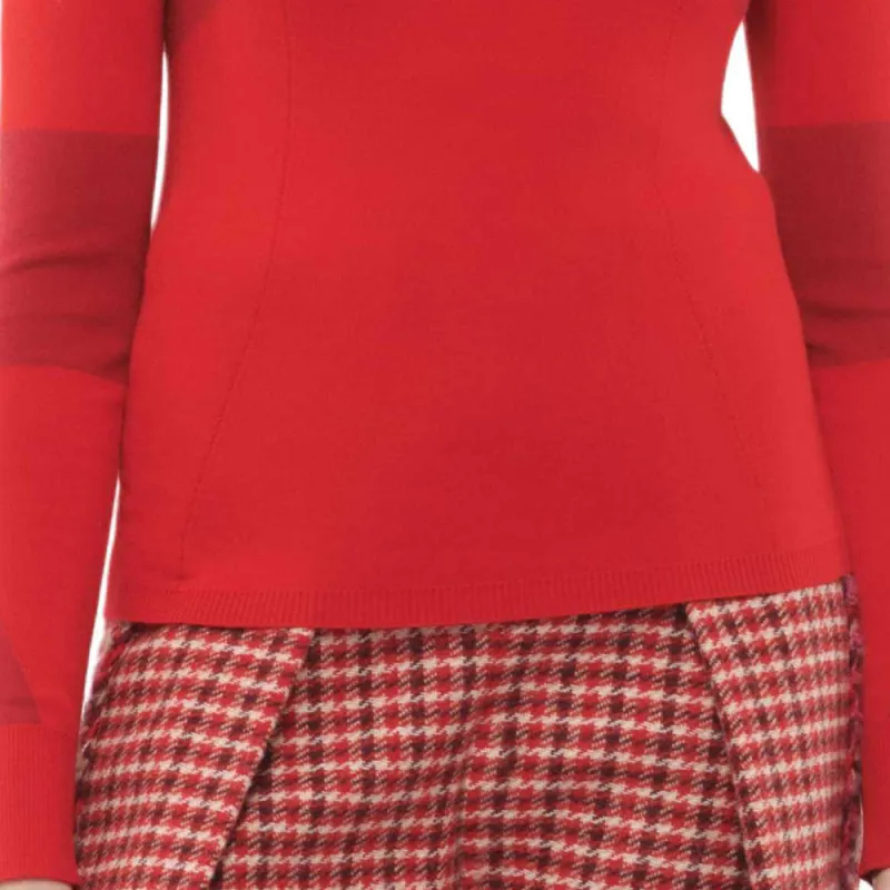 CHANEL Sweater Women's Deep Red-3