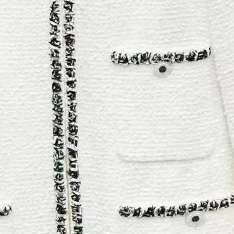 CHANEL 22 Spring And Summer Jackets Coats Women's White-5