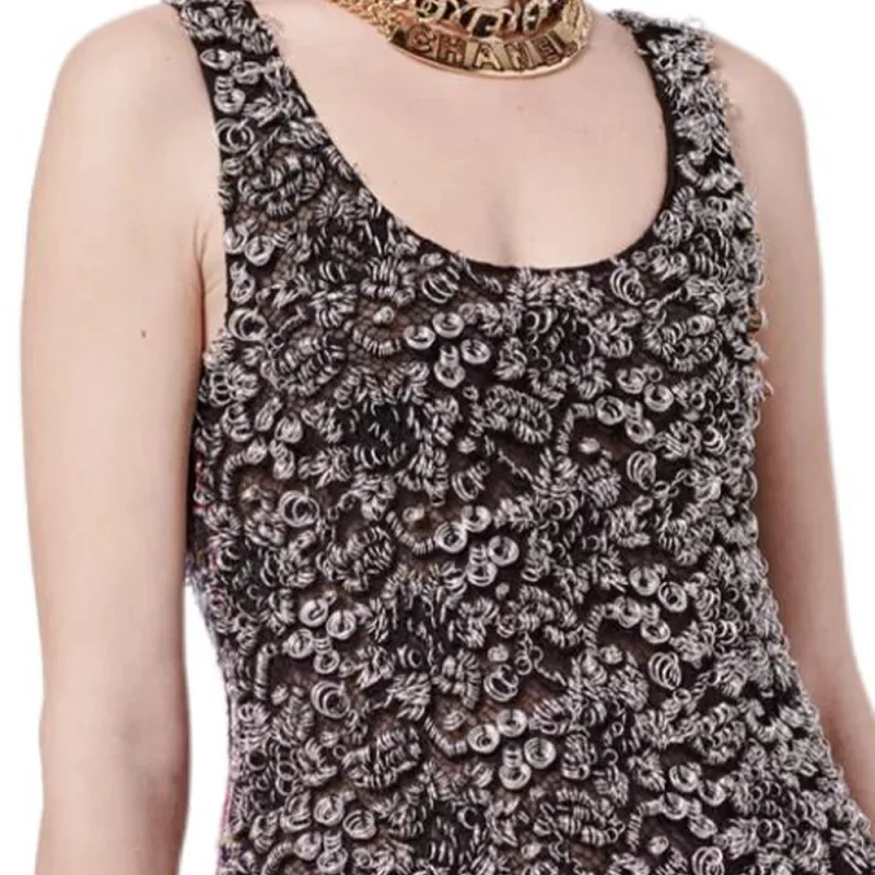 CHANEL 24 Fall And Winter Slip Dresses Women's Multicolor-3